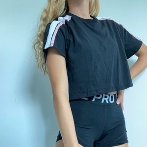 Shoulder striped H&M T-shirt